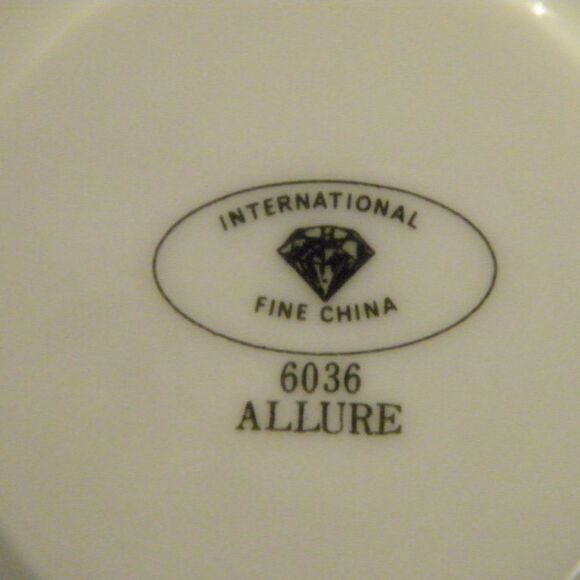 International Fine China ALLURE Footed Tea Coffee Cup and Saucer Set 6036 - Picture 6 of 6
